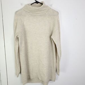 HM Sweater Womens XS Oversized Cowl Neck Neutral Minimalist Capsule Cream
